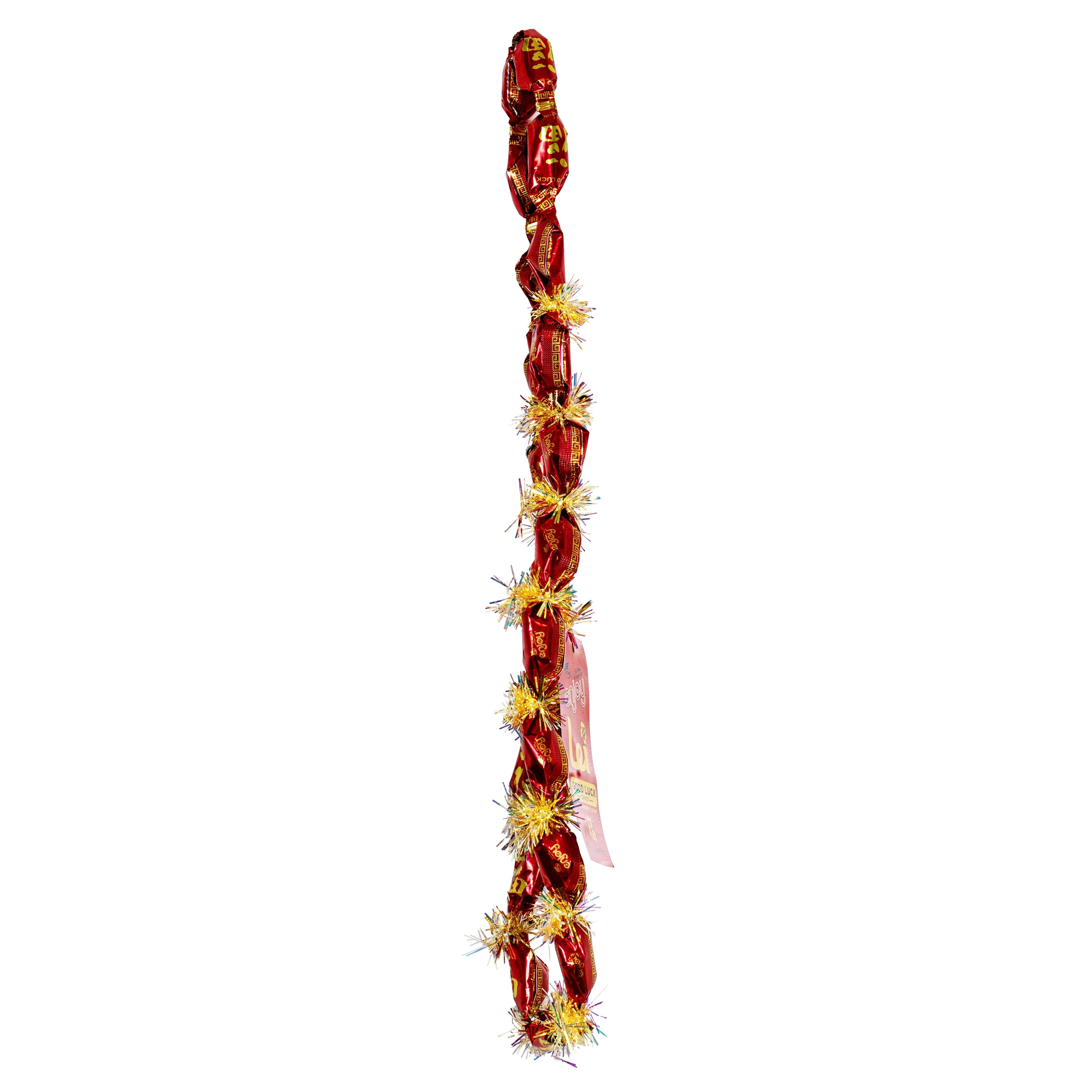 Enjoy Good Luck Strawberry Candy Lei (2.3 oz), Plastic Wrap, Hard Candy, No Allergens