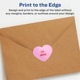 thumbnail image 4 of Avery Glossy White Heart Labels, .75" x .75", 800 Total, 4 of 9