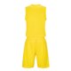 thumbnail image 5 of Conjuntos de camisetas sin mangas de cuello redondo para niños, conjunto de traje de fútbol de color sólido para juegos deportivos universitarios, partidos de rendimiento, uniformes de entrenamiento y, 5 of 5