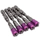 thumbnail image 2 of Fiudx 5 Puntas de Destornillador Magnéticas Ph2, 65 Mm de Longitud, Vástago Hexagonal de 1/4", Tope de Profundidad para Instalación de Tornillos, para Placas de Yeso, Juego de Herramientas Duradero,, 2 of 5