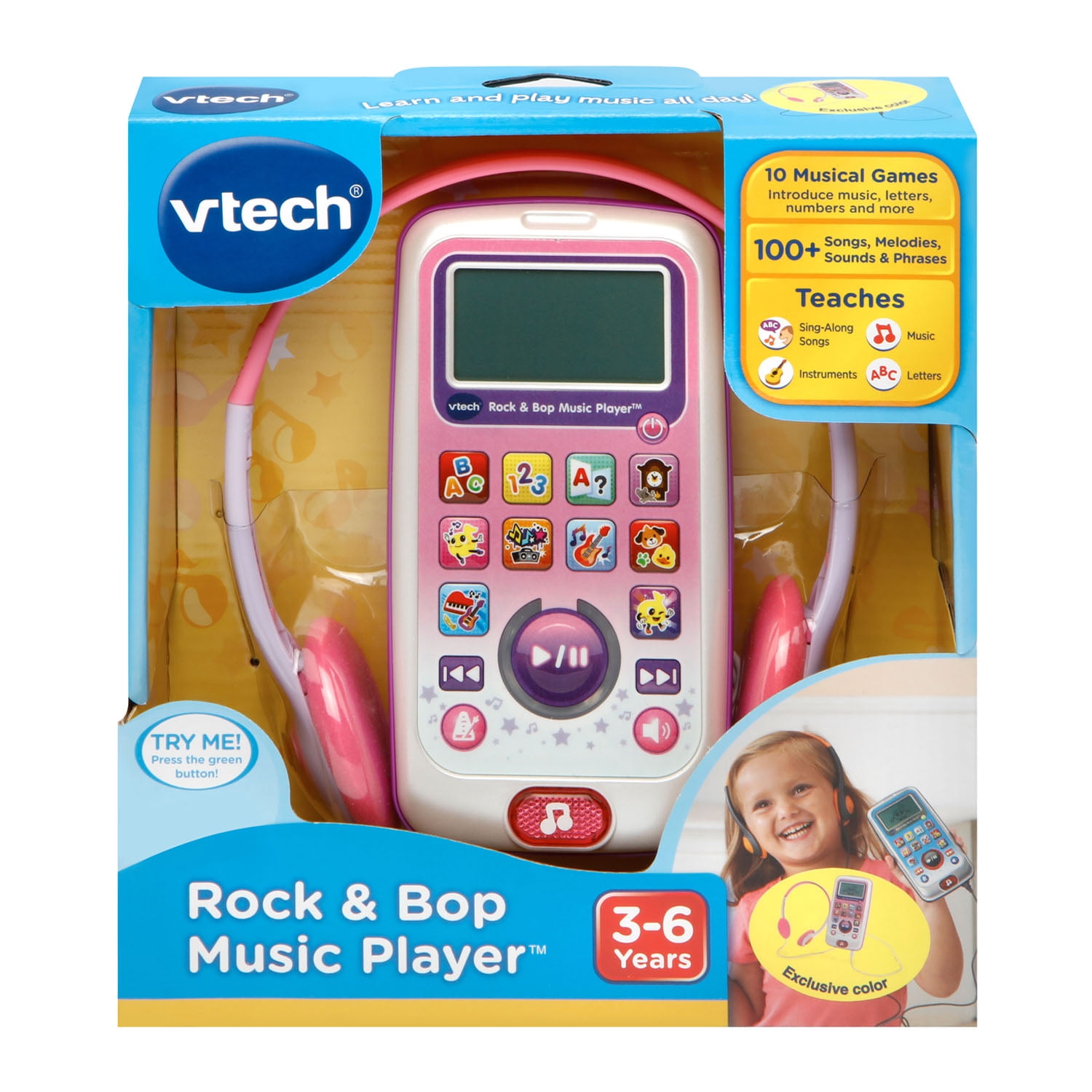 Vtech soft singing radio musical toy. PInk 