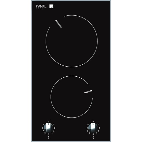 Ramblewood 2 Burner Electric Cooktop, EC2-27, 110V