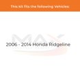 thumbnail image 3 of Max Advanced Brakes - Brake Kit for 2006 2007 2008 2009 2010 2011 2012 2013 2014 Honda Ridgeline Front Replacement Drilled Slotted Black Coated Disc Brake Rotors and Ceramic Brake Pads, 3 of 10