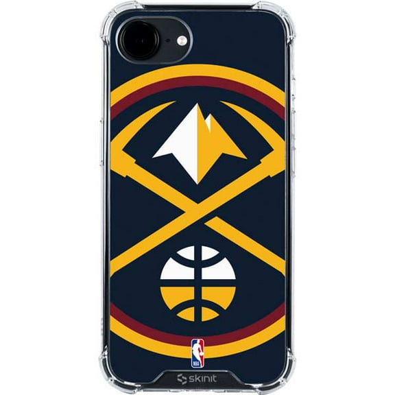 Skinit NBA Denver Nuggets Large Logo iPhone 16e Clear Case
