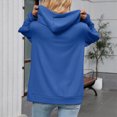 thumbnail image 5 of Towmus Oversized Zip Up Hoodie for Women Baggy Loose Basic Zipper Hooded Sweatshirt Coat Y2K Jacket, 5 of 6