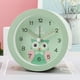 thumbnail image 1 of Little Owl - Reloj despertador para niños, 9,5 cm de diámetro, pequeño reloj analógico silencioso, luz nocturna junto a la cama para dormitorio, 1 of 1
