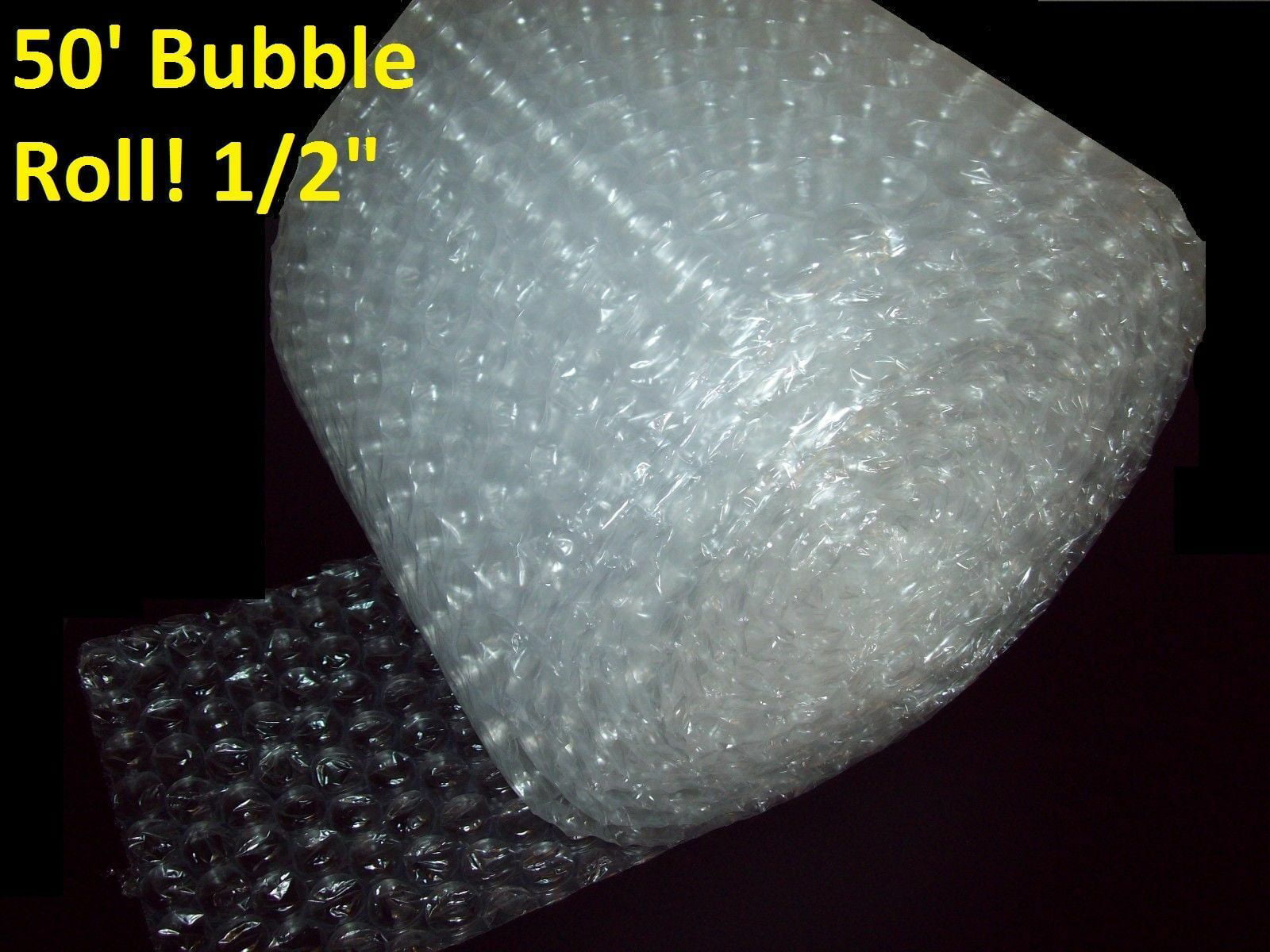 Large Bubble Roll 1/2 x 125 ft x 24 Inch Bubble Large Bubbles Perforated Wrap 