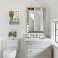 thumbnail image 5 of 12X16inch Canvas Prints for Bathroom Floral Pictures Wall Art with Farmhouse Bath Towel Vase, Perfect Decor Accent for Home, 5 of 7