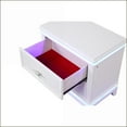 thumbnail image 6 of Bedroom Set Queen 5-Piece Contemporary Opium-Inspired in Cream with LED Lights | Wood | White, 6 of 21
