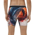 thumbnail image 4 of Disketp Sunset Ocean Watercolor Dolphin Men's Boxer Briefs Men’s Underwear Boxer Briefs for Men, 4 of 7