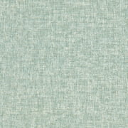 Advantage Larimore Seafoam Faux Fabric Wallpaper