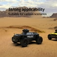thumbnail image 7 of Turbo Racing C82 1/76 Mini RC Police Monster Truck 2.4G 3CH RWD Desktop Electric Car with Detachable LED Lights and Replaceable Body Shell for Hobbyist -RTR, 7 of 7