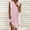 #0503-Pink, variant on Summer Dresses for Women Sundress Striped Sleeveless Lapel Loose Short Flowy Pleated Midi Dress