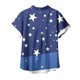 thumbnail image 5 of Fiudx Ofertas y Liquidaciones Blusas de Manga Corta Estampadas con Flores y Plantas Cómodas Informales Regulares para Mujer a La Moda, 5 of 5
