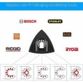 thumbnail image 4 of Sanding Pad and Pad -Delta Multi-Tool Sanding Pad Attachment Pad Accessories, Multi Tool Blade, Oscillating Tool Accessories for Worx Mikita Dewalt Po, 4 of 5