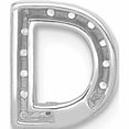 thumbnail image 3 of 14K White Gold Diamond Letter D Initial Charm (10.12 X 8.61) Made In India -Jewelry By Sweet Pea, 3 of 7