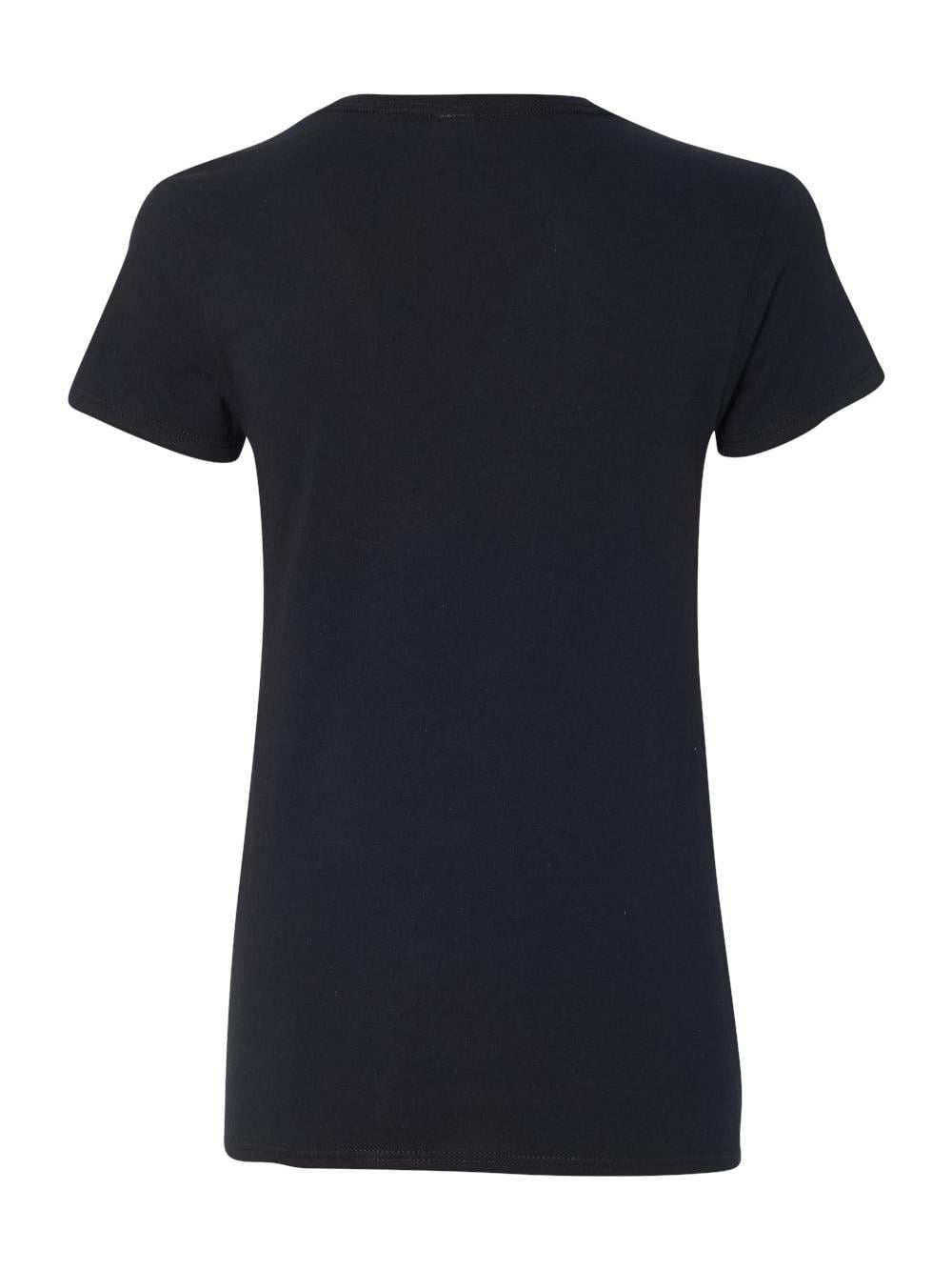 gildan black v neck