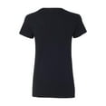 thumbnail image 3 of Gildan - Heavy Cotton Women’s V-Neck T-Shirt - 5V00L - Black - Size: L, 3 of 3
