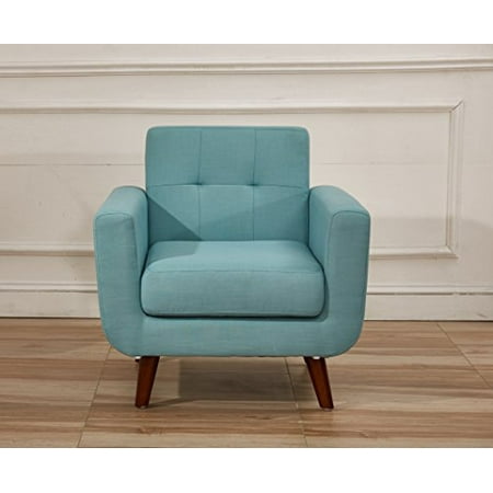 Bamboo Living Room Furniture Set With Cushion Container Furniture Direct Mid-Century Tufted Upholstered Rainbeau Living Room 3PC Sofa Set with Removable Seat Cushions (Eton B ()