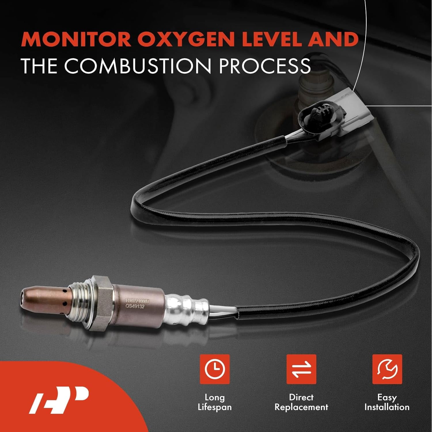 A-Premium O2 Oxygen Sensor Compatible with Nissan Sentra 2013-2019 1.8L, Upstream and Downstream, 2-PC Set, Replace# 226933SR0A