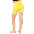 thumbnail image 5 of Stretch Is Comfort Girl's Cotton Biker Shorts | 3 Pack | Child Size 2-16, 5 of 6