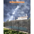 thumbnail image 3 of Removable Pool Fence – PVC Mesh Safety Barrier – DIY Install – Inground & Above Ground Pools– Stainless Steel Feet – 4x48FT, 3 of 7
