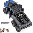 thumbnail image 5 of Camionetas de juguete para niños F150 Raptor Diecast Metal Model Car con sonido y luz para niños de 3 años en adelante azul kaili Sencillez, 5 of 5
