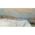 thumbnail image 3 of Lebourg, Albert 14x9 Black Modern Framed Museum Art Print Titled - Port De Bercy, En Hiver, 3 of 5
