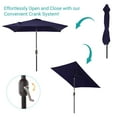 thumbnail image 4 of Sonerlic Patio 6.5x6.5 FT Market Umbrellas and Shade, Table Umbrella for Patio and Outdoor With Tilt Button for Deck, Garden and Pool,Navy Blue, 4 of 7