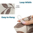 thumbnail image 5 of Superior Blackout Leaves Curtains Set of 2, Light Filtering Grommet Curtain Panel Set, White-Copper, 46"W x 63"L, 5 of 10