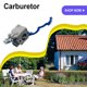 thumbnail image 2 of Trimmer de jardín Metal Carburetor Hoja Motor Motor Machine Hardware Reemplazo de piezas Accesorio Reemplazo para Zama C1Q-W37 Jumpingount TO001330-00, 2 of 5