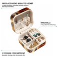 thumbnail image 2 of Snail Travel Portable Square Jewelry Box Earring Necklace Bracelet Organizer Storage Display Case Holder Stand Decorative Box Organize, 2 of 6