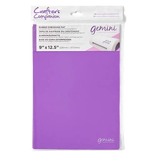 Crafters Companion Gemini Tapis de gaufrage en caoutchouc. 9"x12.5"