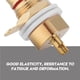 thumbnail image 5 of Montaje En Panel Rca De Cobre Chapado En Oro Conector Hembra De Conector De Audio 2 Piezas Kearding EL008352-00, 5 of 6