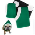 thumbnail image 6 of Warm Knitted Dog Christmas Hat with Crochet Neck Winter Pet for Photo Shoot Gift Holiday Party (Green/S), 6 of 8