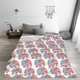 thumbnail image 5 of Bingfone Elephant Print Flannel Fleece Blanket Throw Blanket for Bed,Sofa,Couch,Travel,Camping(40"x30" ), 5 of 8