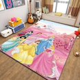 thumbnail image 1 of Disney Princess Girls' Floor Rug Soft Door Mat Anti-slip Living Bedroom Carpet, 1 of 3