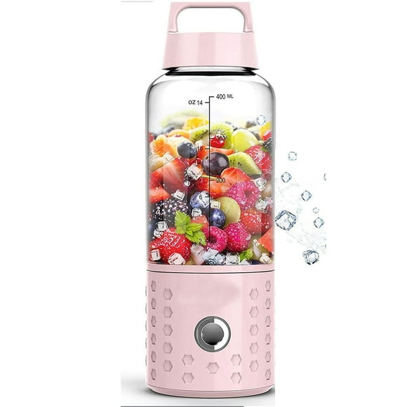 Licuadora con diseño de jarra de diamante, recargable y resistente al agua IPx67, ideal para aventuras al aire libre y uso diario