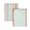 thumbnail image 4 of Mainstays Pink Scallops & Stripes Cotton Blend Beach Towels (2 count), 4 of 7