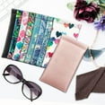 thumbnail image 6 of Fintie Squeeze Top Eyeglasses Pouch with Cleaning Cloth, Leather Soft Glasses Case Anti-Scratch Sunglasses Bag, Raining Hearts, 6 of 6
