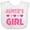 AA-White, variant on Inktastic Auntie Girl Niece Gift Girls Baby Bib