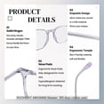 thumbnail image 4 of Unisex Blue Light Blocking Glasses for Computer Phone Digital Screen Reduce Reduce Headache & Anti Eye Fatigue, 4 of 5