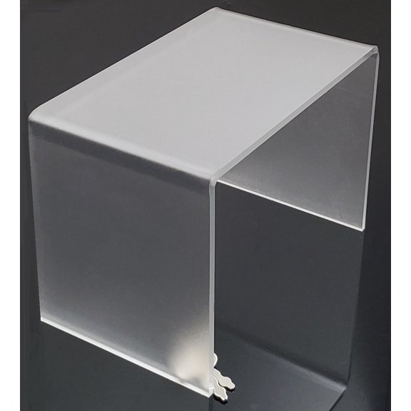 T'z Tagz Rare Single Unit 10x2x3 Small Acrylic Riser Display Holders (Frosted)