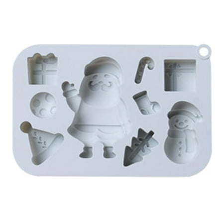 

9 Cavities DIY Baking Silicone Moulds Christmas Themed Baking Tool for Christmas
