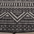 thumbnail image 4 of SAFAVIEH Beach House Jolanta Geometric Indoor/Outdoor Area Rug, Charcoal/Gray, 6'7" x 6'7" Round, 4 of 16