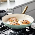 thumbnail image 3 of GreenPan Reserve Ceramic Nonstick 10-Piece Cookware Set | Julep with Gold-Tone Handles, 3 of 7