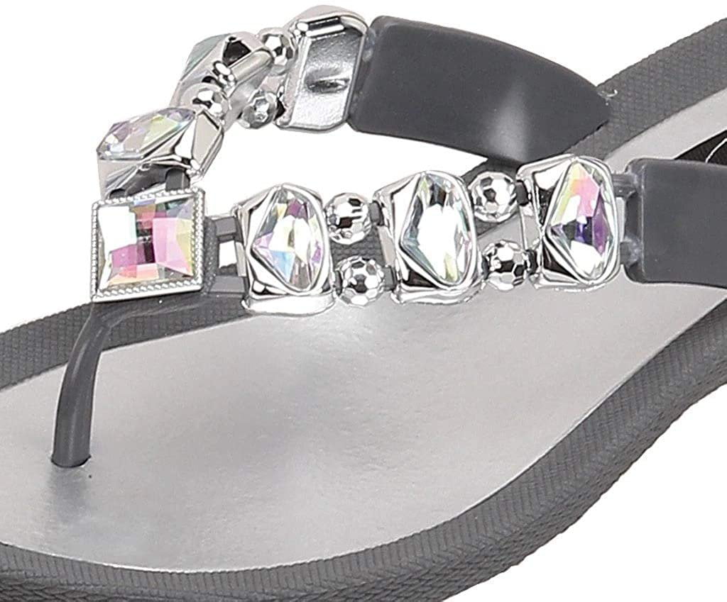 Grandco Sandals Deluxe Thong Gray Size 11