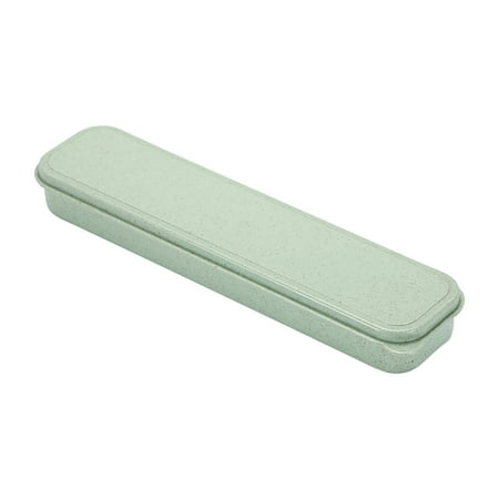 

Dezsed Carrying Box Tableware Box Straw Box Travel Pull Flip Multi Specification Stationery Box on Clearance Green