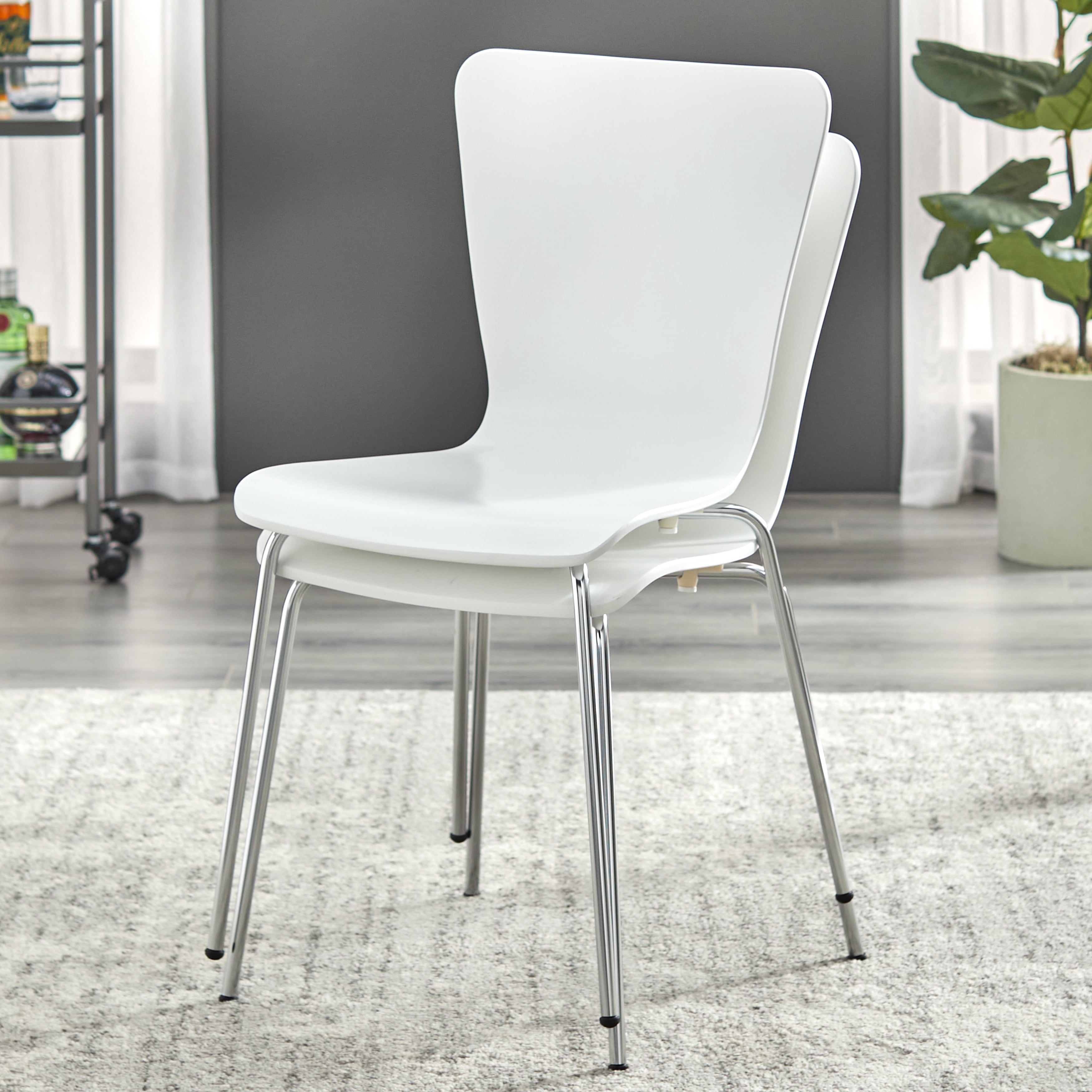 Pisa Bentwood Chair, Set of 2, White