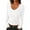 White, variant on PRETTYGARDEN Womens Long Sleeve T Shirts Fall Trendy Deep V Neck Slim Fit Basic Crop Tops Casual Going Out Top